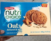 Oats Almond & Milk Cookies