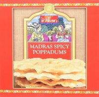 Madras spicy poppadums