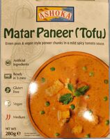 Ashoka Matar Paneer (tofu)