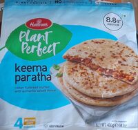 Plant based keema paratha