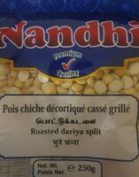 Pois chiche décortiqué cassé grillé