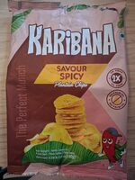 Sour spicy plantain chips
