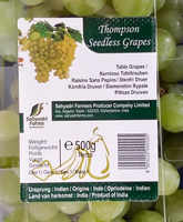 Kernlose Tafeltrauben