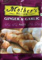 Mothers Rec Pastes Ginger Garlic