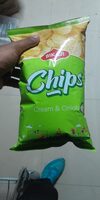 Bikaji Chips cream and onion