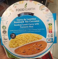 Curry de lentilles Bombay & riz curcuma