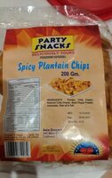 Spicy plantain chips