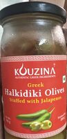Halkidiki Olives Greek Stuffed With Jalapenos