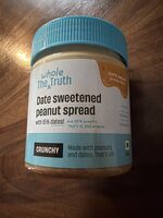 Date sweetened peanut butter