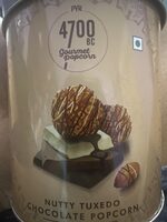 Nutty Tuxedo Chocolate Popcorn