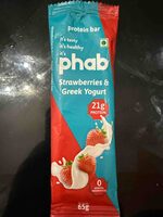 Strawberries & Greek Yogurt Protein Bar