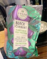 Black currant flavoured pea protein