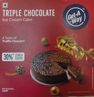 Triple Chocolate Ice-cream Cake