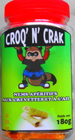 Nems apéritifs aux crevettes & à l'ail