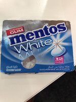 Mentos Gum White Sweet Mint 12P
