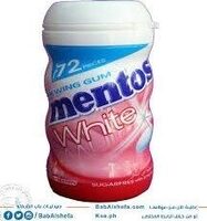 Mentos White Gum Strawberry 72 PCS
