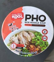 PHO Rice noodle soup pork