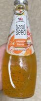 Basil Seed Drink - orange flavor