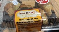 Mini croissant relleno choco líquido