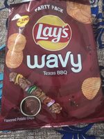 Lays wavy texts bbq