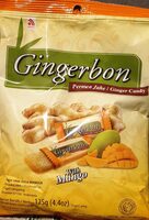 Ginger candy with mango