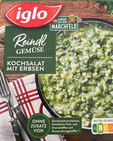 Kochsalat mit Erbsen
