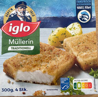 Pazifischer Polar-Dorsch Müllerin traditionell verfeinert 100% Filet