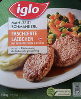 Fasch Laibchen mit Kartpü und Gemü