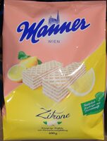 Manner Zitrone Knusprige Waffeln mit Zitronencremefüllung