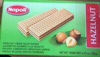 Knusprige Waffeln mit Haselnusscremefüllung