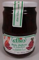 Rote Rüben in Scheiben