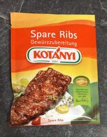 Spare Ribs Gewürzzubereitung