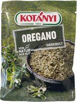 Oregano gerebelt