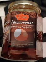 Peppersweet gefüllt mit Frischkäse
