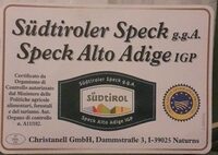 Südtiroler Speck ggA Speck Alto Adige IGP