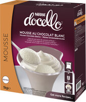 Mousse au Chocolat Blanc NESTLÉ Docello Etui de 1kg pour 85 portions