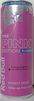 Redbull The Pink Edition Sugarfree Bringebærsmak