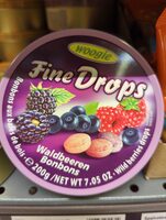 Bonbons aux fruits des bois