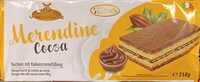 Kuchenschnitten mit Kakaocreme
