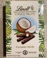 Choco fruits coconut sticks