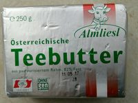 Österreichische Teebutter