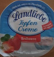 Topfencreme Erdbeere