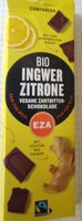Bio Ingwer Zitrone Zartbitter Schokolade
