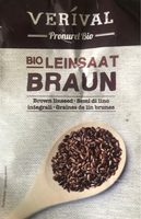 Leinsaat Braun