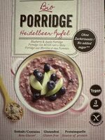 Bio Porridge Heidelbeer-Apfel