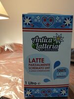 Latte parzialmente scremato uht a lunga conservazione litro