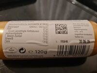 Kalbsleberstreichwurst Stange 120 gr