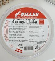 Shrimps in lake