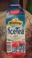 Pfanner Icetea Pfirsich