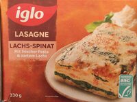 Lachs Spinat Lasagne